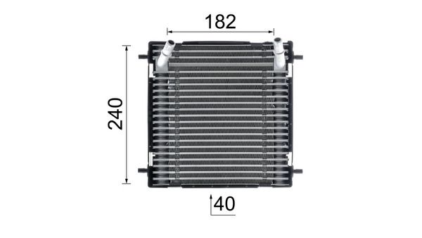 MAHLE Ölkühler, Motoröl (CLC 289 000P)