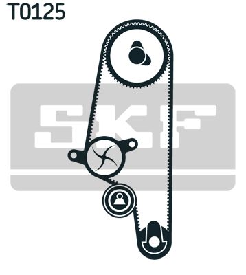 SKF Wasserpumpe + Zahnriemensatz (VKMC 01110)