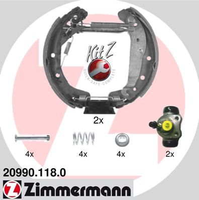 ZIMMERMANN Bremsbackensatz (20990.118.0)