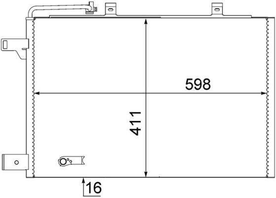 MAHLE Kondensator, Klimaanlage (AC 370 000S)