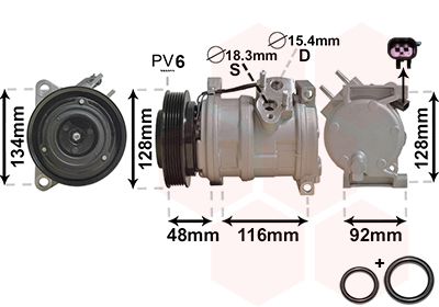 VAN WEZEL Kompressor, Klimaanlage (0700K102)