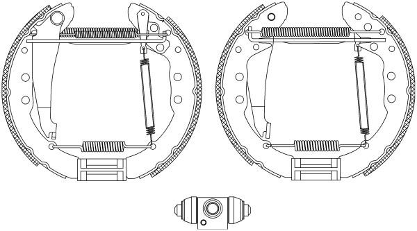 HELLA Bremsbackensatz (8DB 355 005-201)