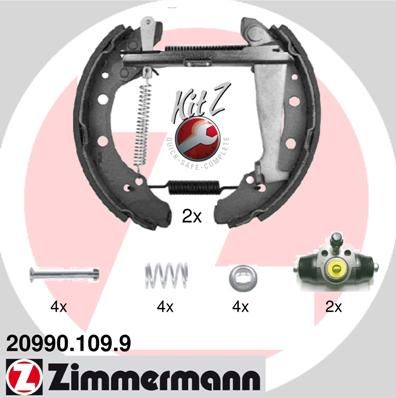 ZIMMERMANN Bremsbackensatz (20990.109.9)