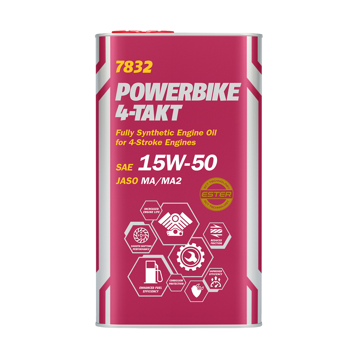 MN7832 4-Takt Powerbike 15W-50 (metal)