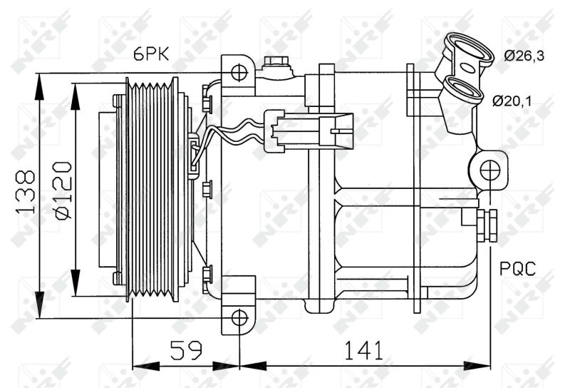 NRF Kompressor, Klimaanlage (32191)