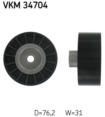 SKF Umlenk-/Führungsrolle, Keilrippenriemen (VKM 34704)