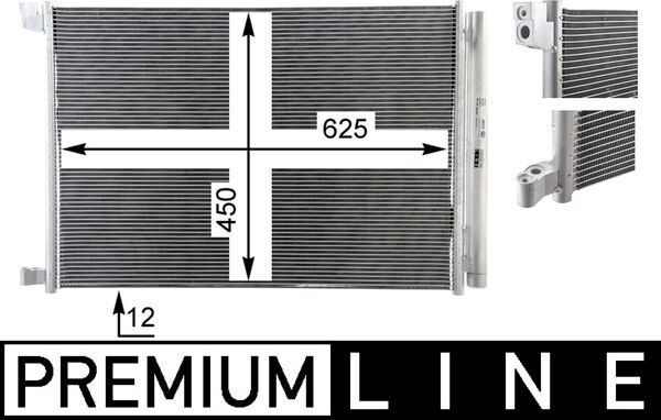 MAHLE Kondensator, Klimaanlage (AC 400 000P)