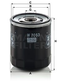 MANN-FILTER Ölfilter (W 7053)