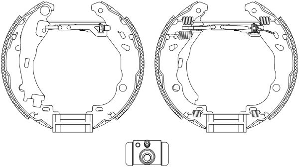 HELLA Bremsbackensatz (8DB 355 005-111)