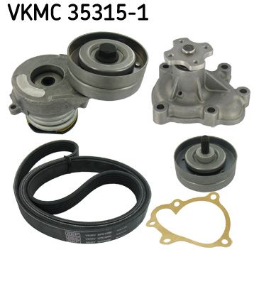 SKF Wasserpumpe + Keilrippenriemensatz (VKMC 35315-1)