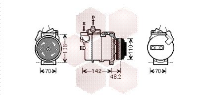 VAN WEZEL Kompressor, Klimaanlage (0600K386)