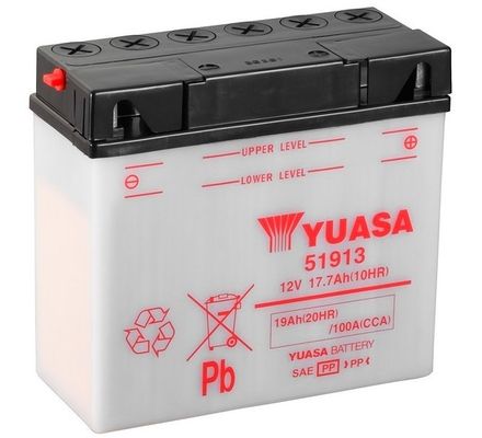 YUASA Starterbatterie (51913)