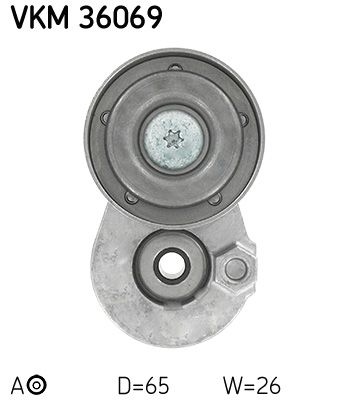 SKF Spannrolle, Keilrippenriemen (VKM 36069)