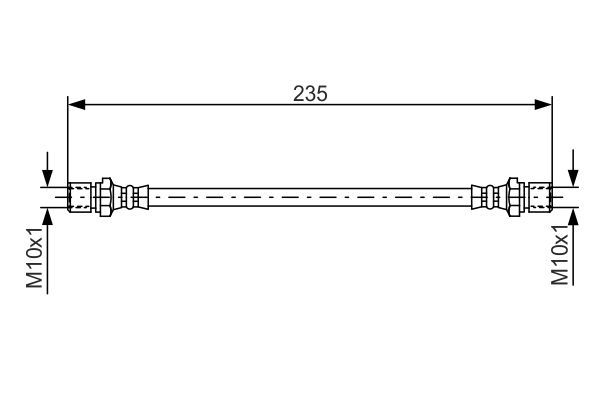 BOSCH Bremsschlauch (1 987 476 020)