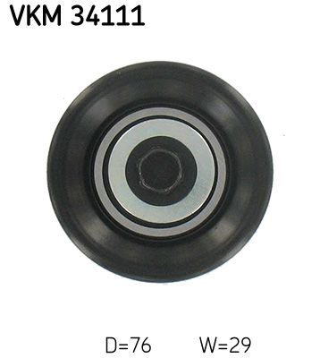 SKF Umlenk-/Führungsrolle, Keilrippenriemen (VKM 34111)