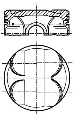 MAHLE Kolben (081 PI 00101 000)