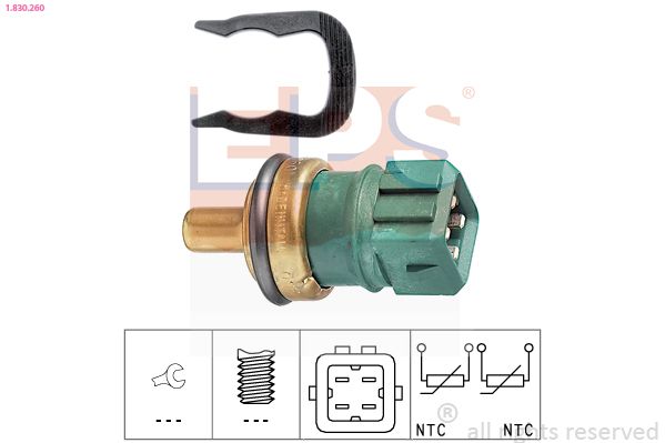 EPS Sensor, Kühlmitteltemperatur (1.830.260)