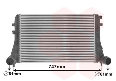 VAN WEZEL Ladeluftkühler (58004306)