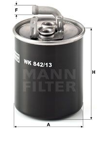 MANN-FILTER Kraftstofffilter (WK 842/13)