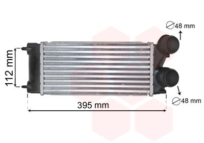 VAN WEZEL Ladeluftkühler (40004343)