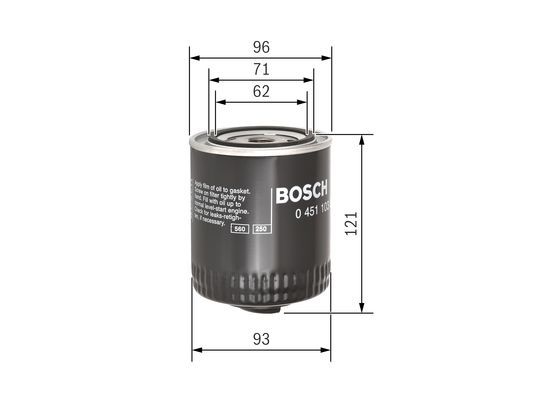 BOSCH Ölfilter (0 451 103 028)