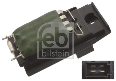 FEBI BILSTEIN Widerstand, Innenraumgebläse (45415)