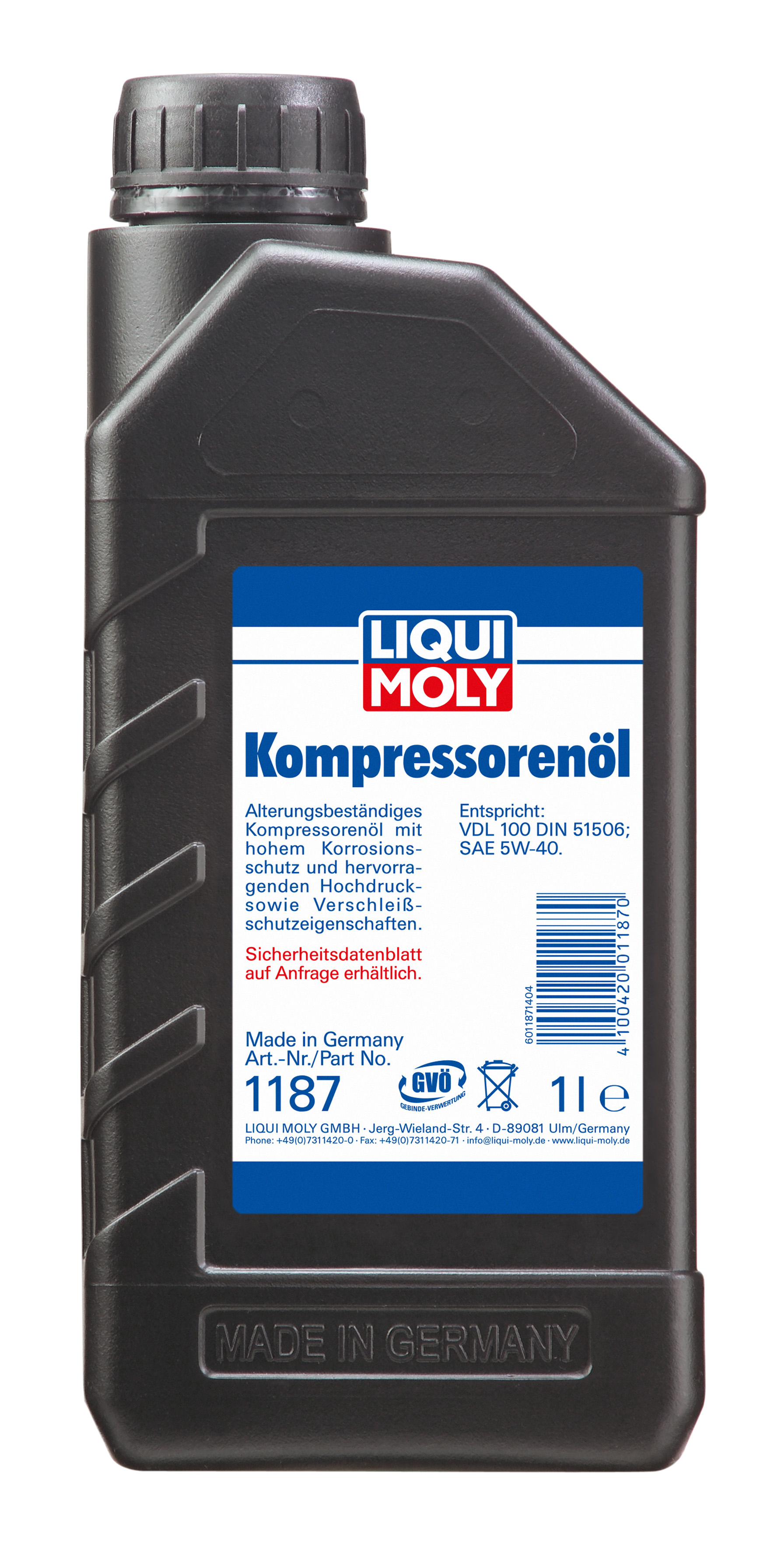 LIQUI MOLY Kompressorenöl, 1 l (1187)