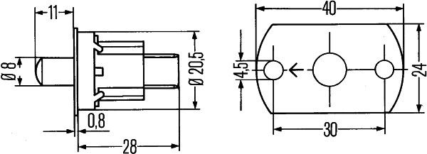 HELLA Schalter, Türkontakt (6ZF 005 686-067)