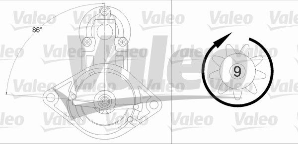 VALEO Starter (458224)