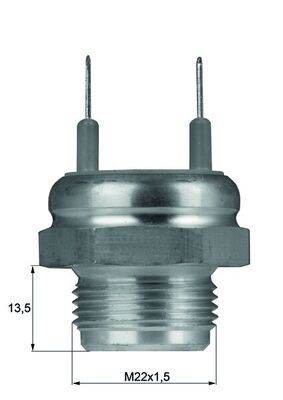 MAHLE Temperaturschalter, Kühlerlüfter (TSW 7D)