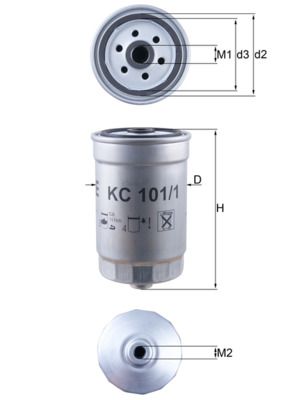 KNECHT Kraftstofffilter (KC 101/1)