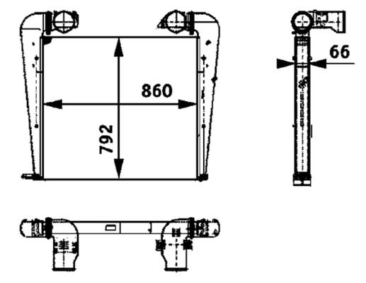 MAHLE Ladeluftkühler (CI 114 000P)