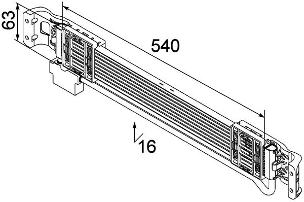 MAHLE Ölkühler, Motoröl (CLC 69 000P)