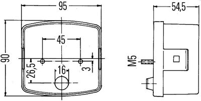 HELLA Heckleuchte (2SE 002 776-211)