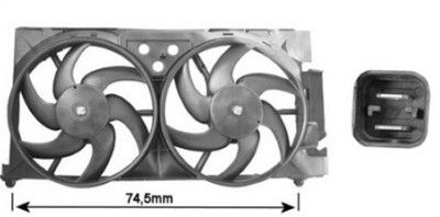 VAN WEZEL Lüfter, Motorkühlung (0903751)