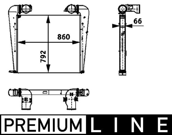 MAHLE Ladeluftkühler (CI 114 000P)