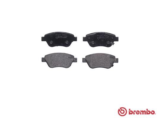 BREMBO Bremsbelagsatz, Scheibenbremse (P 66 001)