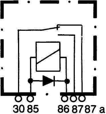 HELLA Relais, Arbeitsstrom (4RD 007 903-021)