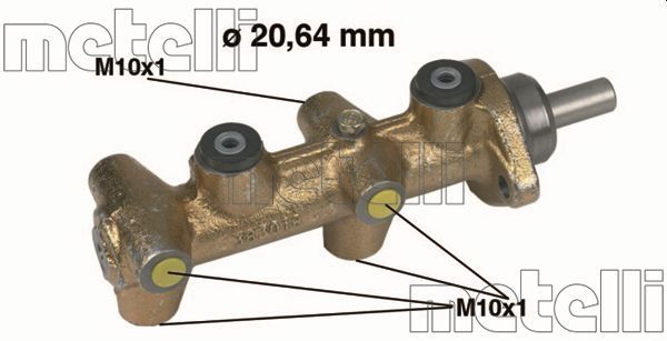 METELLI Hauptbremszylinder (05-0040)