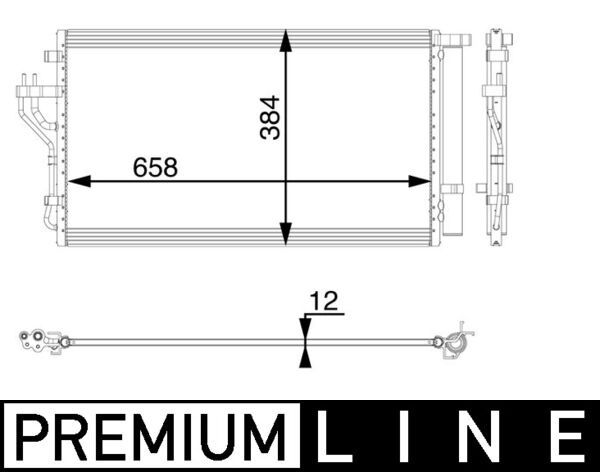 MAHLE Kondensator, Klimaanlage (AC 56 000P)