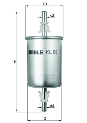 KNECHT Kraftstofffilter (KL 83)