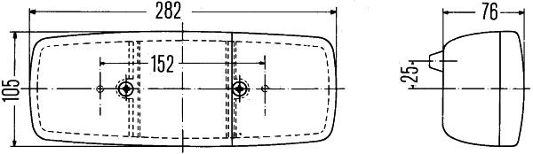 HELLA Heckleuchte (2SE 001 699-071)