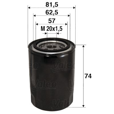 VALEO Ölfilter (586017)