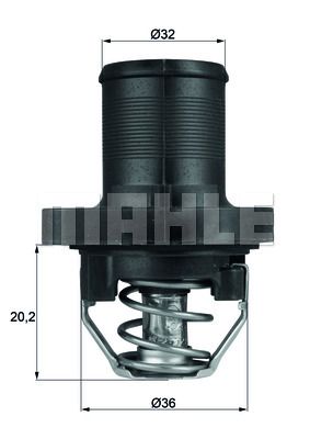 MAHLE Thermostat, Kühlmittel (TI 47 89)