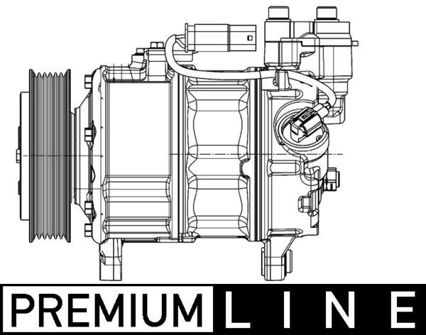 MAHLE Kompressor, Klimaanlage (ACP 600 000P)