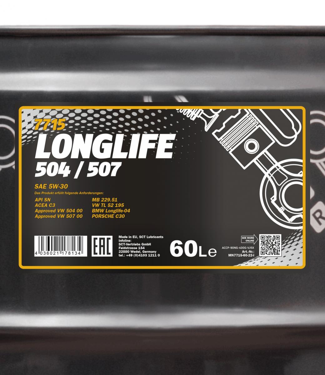 MN7715 Longlife 504/507 5W-30