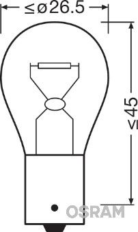 ams-OSRAM Glühlampe, Blinkleuchte (7506-02B)