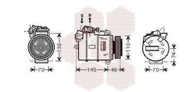 VAN WEZEL Kompressor, Klimaanlage (0600K318)