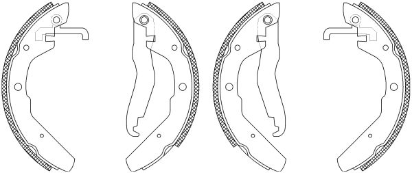 HELLA Bremsbackensatz (8DB 355 003-501)