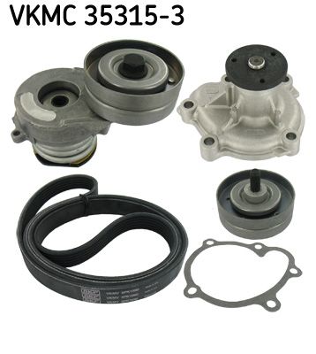 SKF Wasserpumpe + Keilrippenriemensatz (VKMC 35315-3)